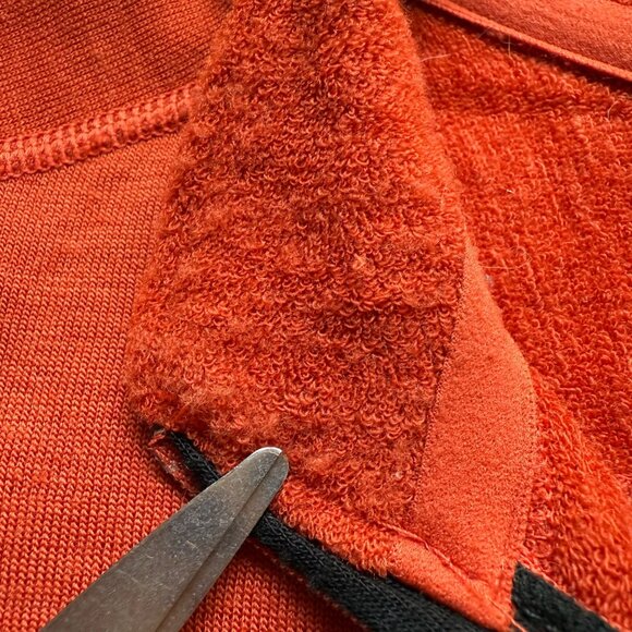 Patagonia Size M Burnt Orange Merino Wool 1/4 Zip Performance Base Layer Shirt - Picture 10 of 16